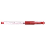 유니볼 펜 적색 0.38mm 20개
