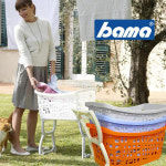 바마 이태리에서 온 BAMA 스탠드형 빨래바구니 세탁바구니