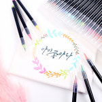 캘리그라피펜 브러쉬펜 20색 24색 48색