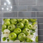 꾸밈 id839-폼아크릴액자58CmX38Cm 풍수가득초록사과