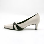 코노시도진 포인트 로퍼 스타일 펌프스 화이트블랙 255 CBPM54