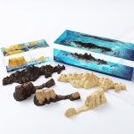 고품질 큐브 우드 레진 실리콘 아일랜드 소품 레진아트 실리콘몰