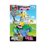 꼬마버스 타요 씨티 플레이세트 하트 재활용센터 다이캐스팅 자동차 장난감 유아선물