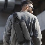 시즌백 밴지 2컬러 USB포트 더블포켓 여행 메신저백 슬링백 크로스백 TBG-7079