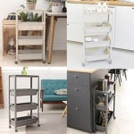 에코코홈 트롤리 틈새선반 3단 4단