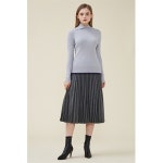 필나인스퀘어 주식회사 슬릿 터틀넥 리브 니트 탑 S6059703