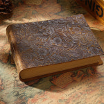 가로형 유럽감성 패턴 가죽케이스 클래식노트 가죽노트패드 가죽노트 빈티지 1개