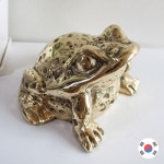 하이아트 하이아트 재물복 황금 두꺼비 동공예 장식품 HDT-509