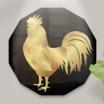 꾸밈 af351-폼아크릴액자38CmX38Cm12각형 풍수황금닭