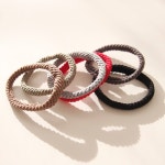 제이로렌 이태리 수입 패브릭 헤어끈 5개세트 H0499