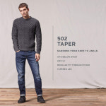 리바이스 리바이스 리바이스 502 테이퍼드핏 청바지 Tanager Levis 데님 진
