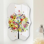 꾸밈 pi158-폼아크릴액자38CmX58Cm엔틱B 사계절나무시리즈