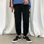 남성용 트레이닝 카고 조거 팬츠 운동복 바지 루즈핏