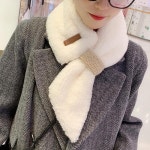 겨울 한파 여성 선물 쁘띠 양털 커플 목도리 머플러