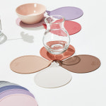 지오위즈 파파스터프 워터드롭 실리콘 티코스터 컵받침