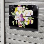 꾸밈 nl512-멀티아크릴액자 행운을부르는난초 2단대형