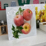 꾸밈 pc936-폼아크릴액자38CmX38Cm 촉촉한빨간사과