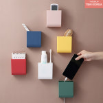 다용도 벽홀더 리모컨 핸드폰 정리함 수납 미니 걸이 부착 벽걸이 포켓 거치대 보관