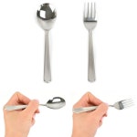 유아용 어린이 간식 디저트 스푼 수저 포크 라빈스 스푼