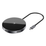 엘케이통상산업 올판 USB3.1 C타입 허브 무선충전 6in1