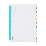 문화 인덱스 5분류 아트지 A4 1개 A190-7