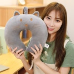 책상 사무실 다기능 휴대 휴식 낮잠 베개 U자형 베개여행 목베개 비행기 자동차