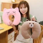 책상 사무실 다기능 휴대 휴식 낮잠 베개 U자형 베개여행 목베개 비행기 자동차