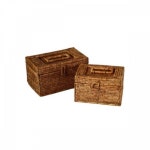 인테리어 수납 라탄 메디칼 박스 L