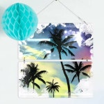 꾸밈 nl688-멀티아크릴액자 이곳이지상낙원 2단