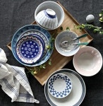 일본 아오바 페인팅 천연목 젓가락 새 일본그릇 식기 젓가락 H4189