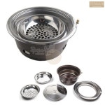 국산 업소용 숯불 화로 분체도장 330용 캠핑 화덕 식당 음식점 고기집