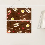 꾸밈 nl801-멀티아크릴액자 짜장짜장짜장 2단