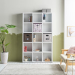 가구샘 15칸 5단 책장 1200 H6407