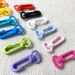 헤세드 20개 컬러 가방연결고리 개고리 마스크고리 12컬러 20개