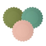 실리콘 북유럽 디자인 레이스 주방 냄비받침