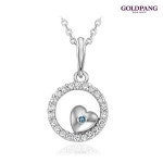 골드팡 골드팡 위드미하트 블루다이아몬드 목걸이