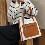 여성용 에코백 숄더백 캐주얼 데일리 외출 가방