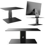 무브온 그리핑 메탈 높이조절 모니터 받침대 선반 하이데스크 290mm