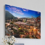 꾸밈 tl509-폼아크릴액자78CmX56Cm 타이베이풍경