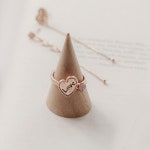 제이로렌 바이데이지 제이로렌 로즈골드 미니 하트링 반지 G0229