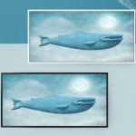 빌라드하우스 북유럽 아이방 꾸미기 고래의 산책 프리미엄 캔버스 인테리어 액자 집들이 어린이날 선물