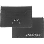 어콜드월 어콜드월 소뇨강남 BK 로고레더카드지갑블랙 ACWUA022WHL