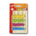 더블 클립 집게 사무 파일 철 종이 집게 소 12p