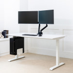 루나랩 컴퓨터책상 거실 서재 1인용 게이밍 책상 블랙커브1200