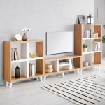 이플 거실 책장 C 세트