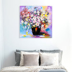 캔버스유화 크레이지플라워 인테리어 그림액자