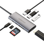 초텍 초텍 7in1 멀티포트 허브 HUB-M19-GY