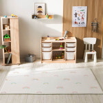 파크론 레인보우드림 퓨어 소프트 놀이방매트 190x130x1.2cm 1+1