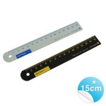 1800 모닝글로리 15cm스틸자 쇠자 색상랜덤발송