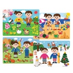 자석나라 자석 사계절 꾸미기